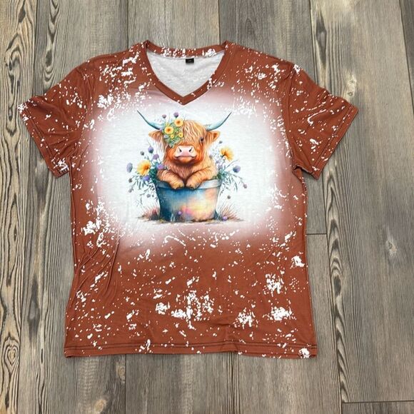 Highland Cow Flower Pot - Picture 1 of 6